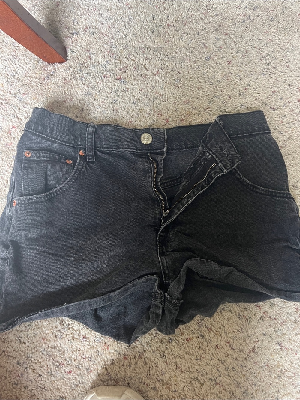 BDG Black High-Rise Denim Jean Shorts